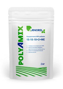 Anorel Polyamix NPK (НПК) 18-18-18 + ME  2 кг